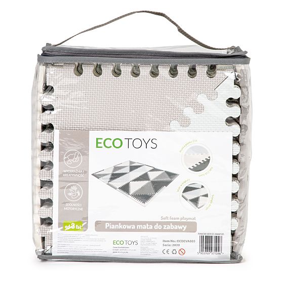 Schaumstoff Lernmatte EVA Puzzle 20 Stück 127x157cm ECOTOYS