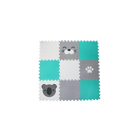 Schaumstoff-Spielmatte 9 Stück - Koala, Robbe und Pfote