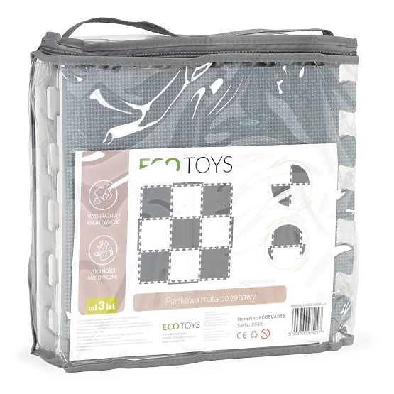 Schaumstoffmatte für Kinder - grau