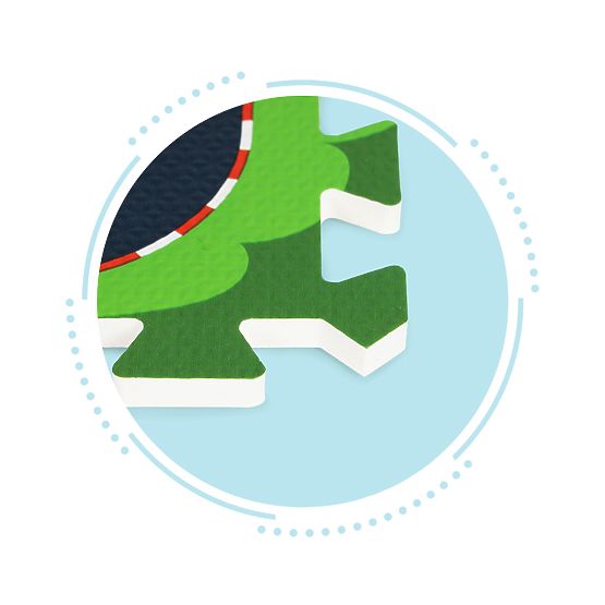 Schaumstoffmatte für Kinder Puzzle Stadt Straßen IPLAY