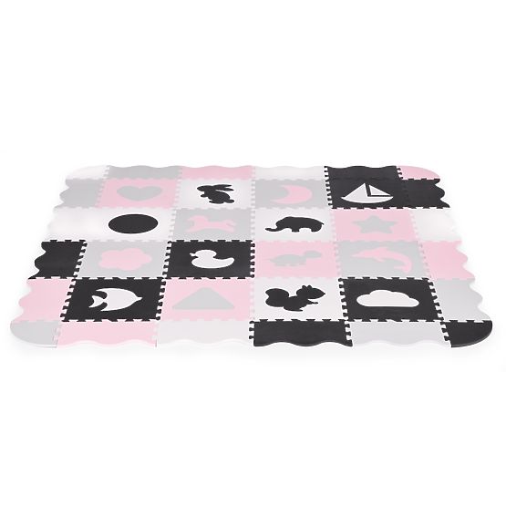Schaumstoffmatte mit Umrandung Puzzle Trockener Pool 36 Elemente ECOTOYS