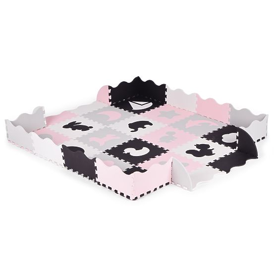 Schaumstoffmatte mit Umrandung Puzzle Trockener Pool 36 Elemente ECOTOYS