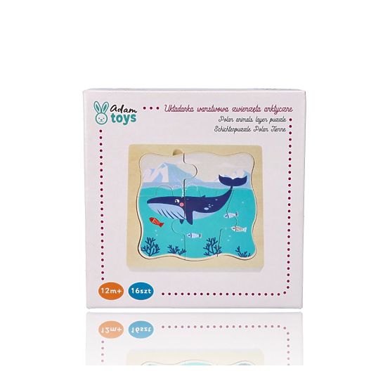 Schichtpuzzle Arktische Tiere
