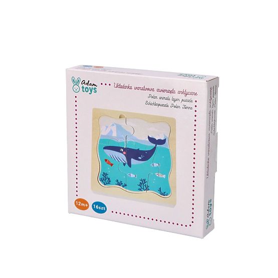 Schichtpuzzle Arktische Tiere