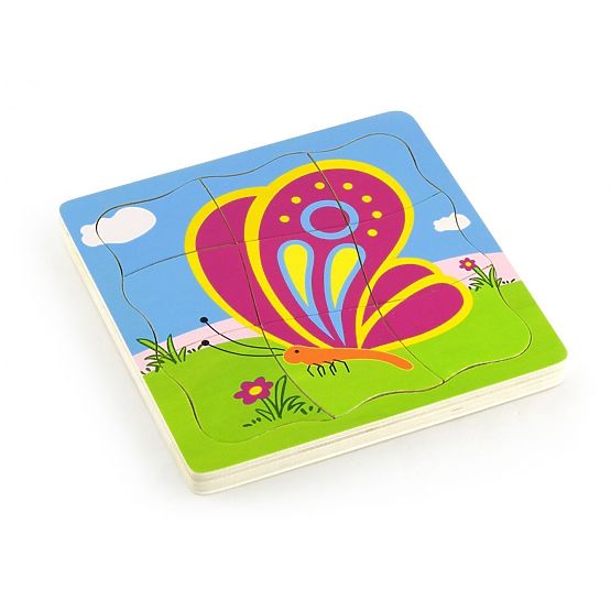 Schichtpuzzle Schmetterling