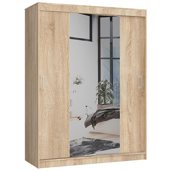 SCHIEBETÜRSCHRANK 150cm CLP SONOMA