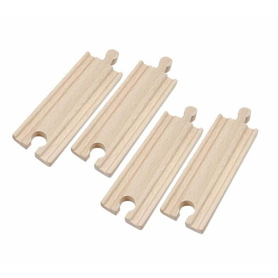 Schienenstrecken - Set 4 Stk. 11 cm