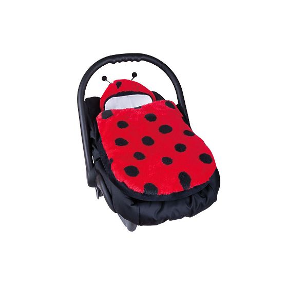 Schlafsack für Autositze - Marienkäfer