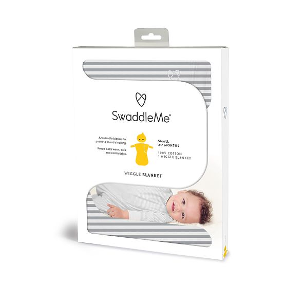 Schlafsack SwaddleMe Wiggle L - Weiße Sterne