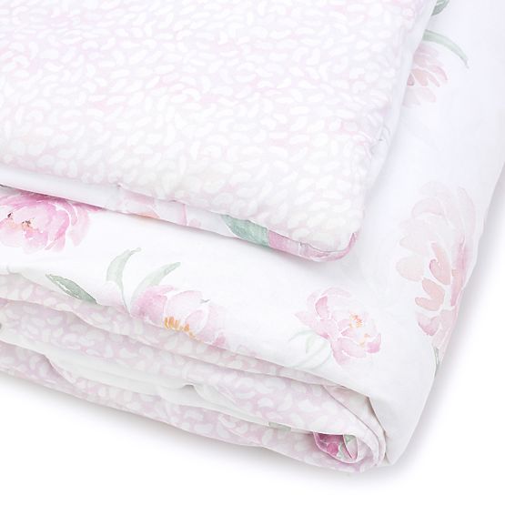 Schlafsackeinlage mit füllungen Pfingstrosen