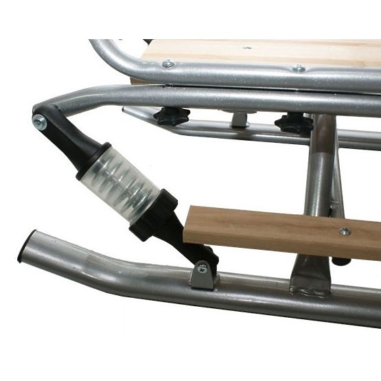 Schlitten für Zwillinge Duo Sport - graue Sitzfarbe