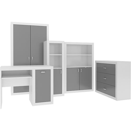 Schreiben tisch Filip - weißgrau