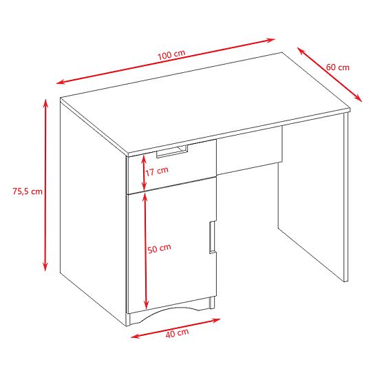 Schreiben tisch Klassisch - weiß