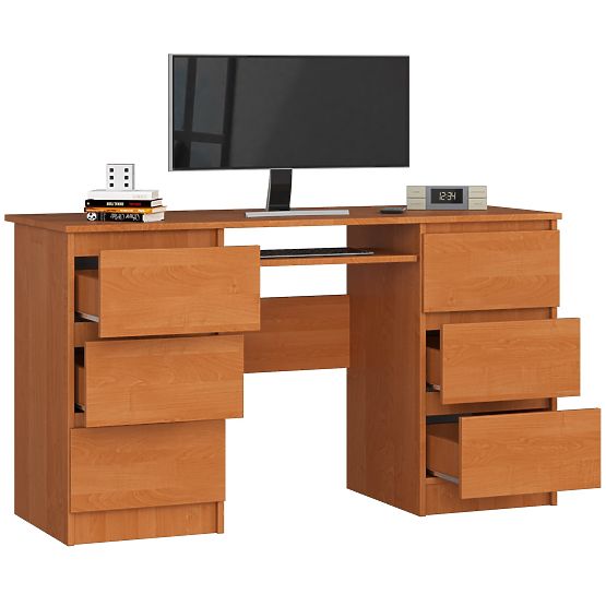 SCHREIBTISCH A-11 CLP 6SZ ERLE