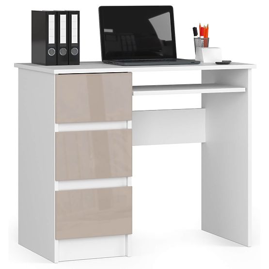 SCHREIBTISCH A-6 CLP CAPPUCCINO LINKSHÄNDER