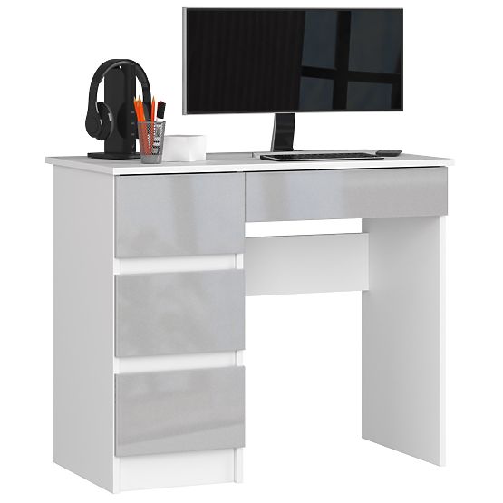SCHREIBTISCH A-7 CLP METALLIC GLANZ LINKS