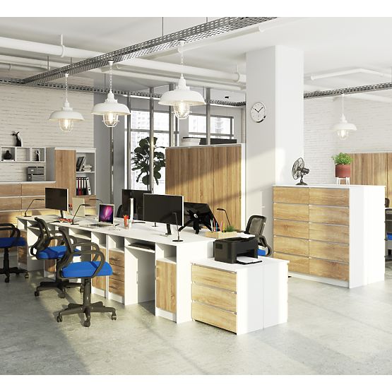 SCHREIBTISCH ANA PK WEISS / SONOMA