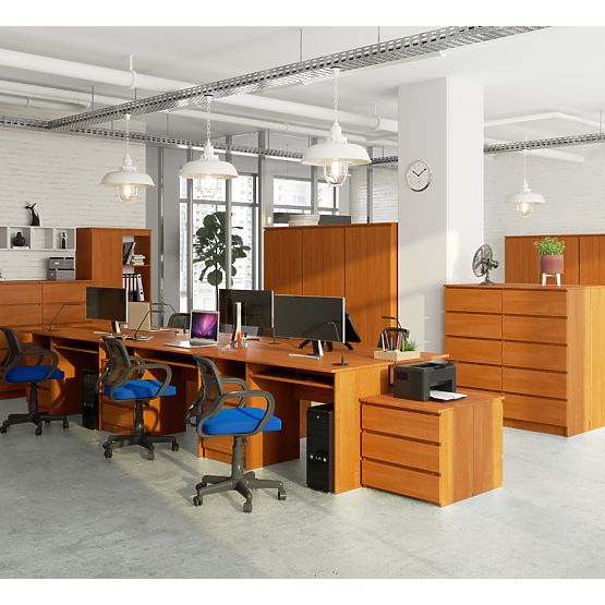 SCHREIBTISCH CLP 135cm PK ERLE