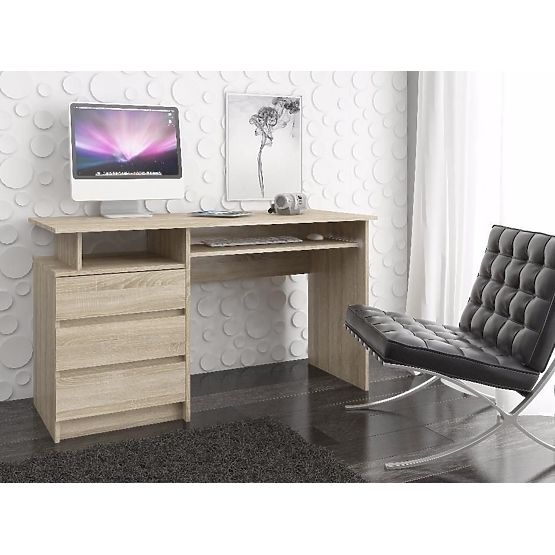 SCHREIBTISCH CLP 135cm PK SONOMA