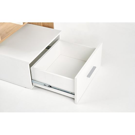 Schreibtisch GROSSO - Goldene Eiche / Weiß