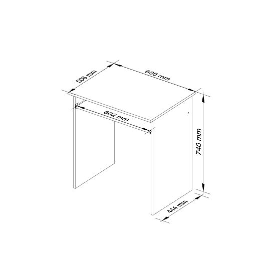 SCHREIBTISCH STAR PK EICHE SONOMA