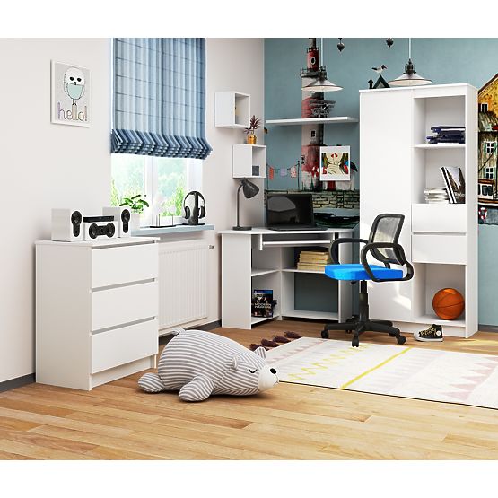 SCHREIBTISCH TED PK WEISS