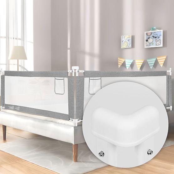 Schutzgitter für das Bett 200 cm Schutz für Kinder ECOTOYS