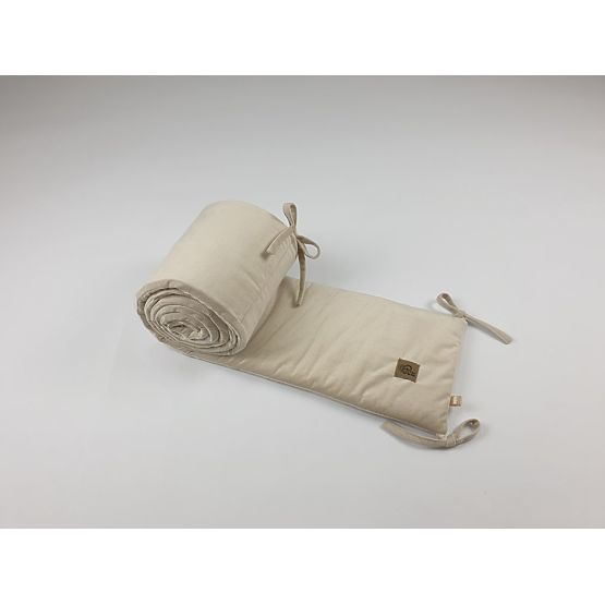 Schutzpolster für das Babybett - Beige