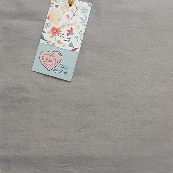 Schutzpolster für das Kinderbett - Hellgrau