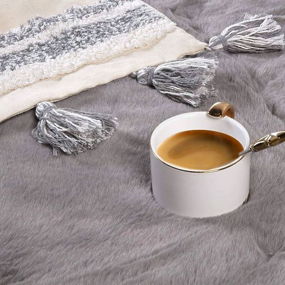 Seidenteppich Rabbit - Rosa