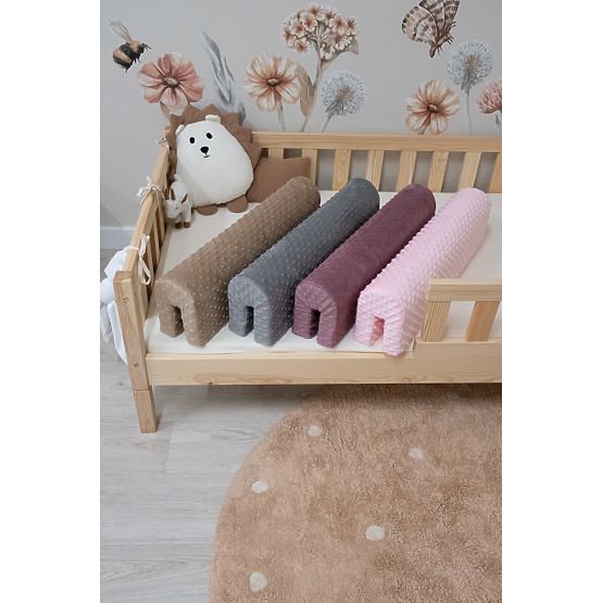 Bettgitter-Schutz Ourbaby - Hellgrau