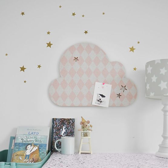 selbstklebend schwarzes brett DEKORNIK - Pink puff