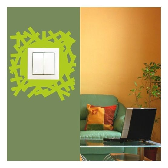 Selbstklebender Textil-Lichtschalterschutz - Puzzle