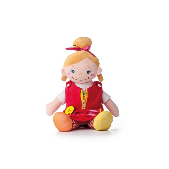Sensorische Puppe mit Verschlüssen Ala