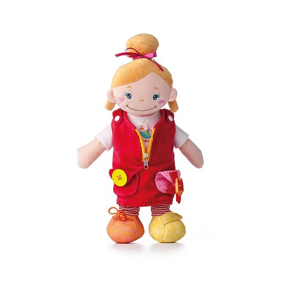 Sensorische Puppe mit Verschlüssen Ala