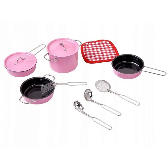 Set geschirr tun kinder küchenzeilen - pink