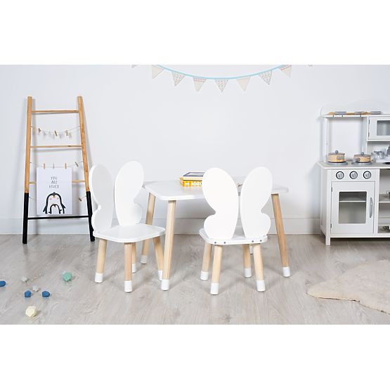 Set Tisch und Stühle - Schmetterling