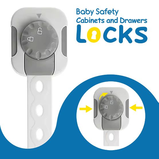 SIPO Multifunktionales, intelligentes Schloss für Schränke und Schubladen - 6-tlg