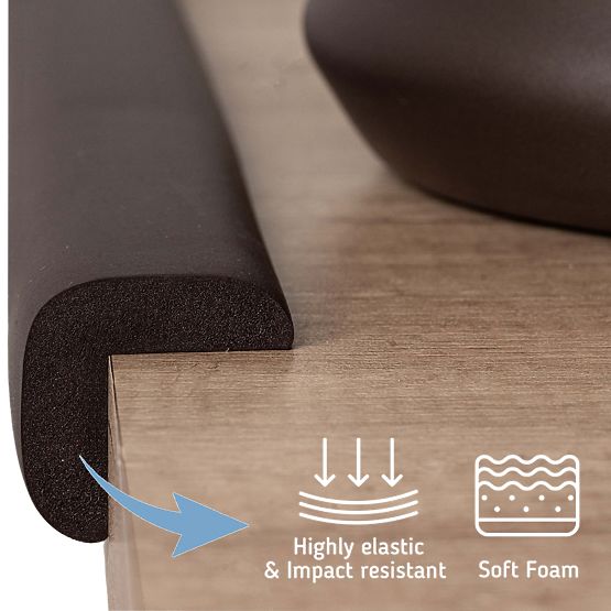 SIPO Schutzband für Möbelkanten, braun - 1 Stk