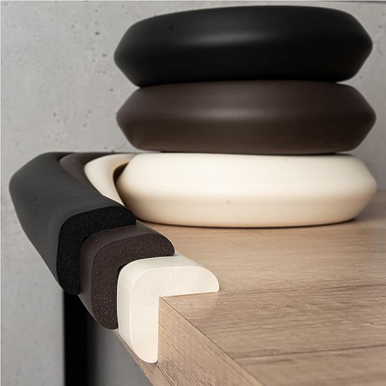 SIPO Schutzband für Möbelkanten, schwarz - 1 Stk