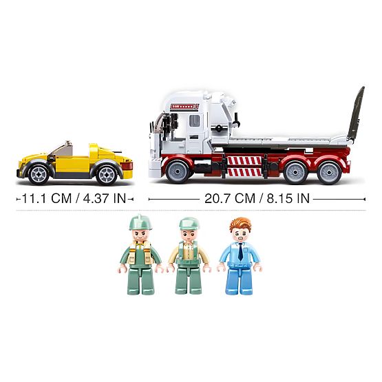 Sluban Town Bausatz M38-B0879 - Abschleppwagen mit Kippmulde