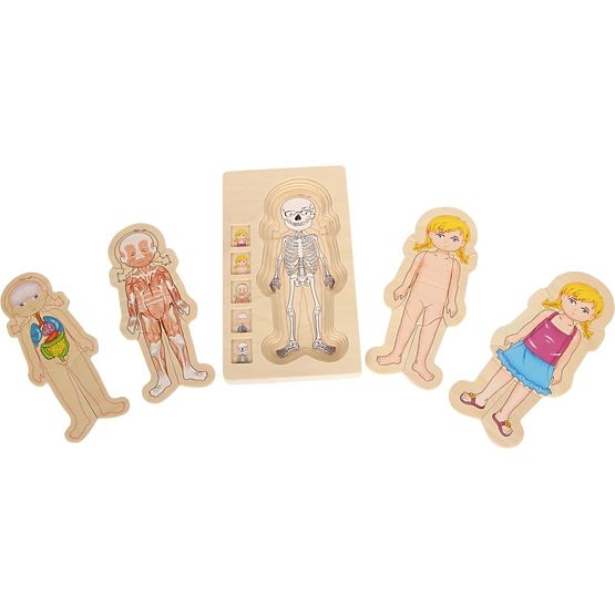 Small Foot Anatomie-Puzzle aus Holz