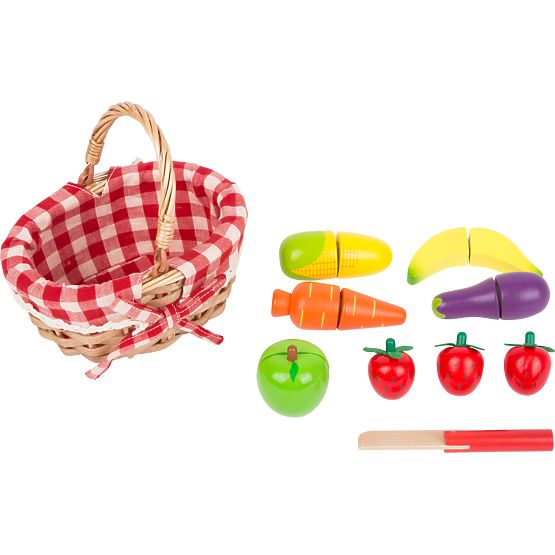 small foot Einkaufswagen mit Gemüse