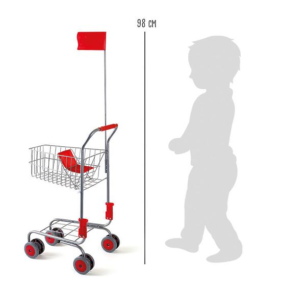 small Foot Einkaufswagen silber - beschädigte Verpackung