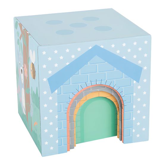 Small Foot Faltturm Pastell mit Tieren