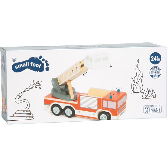 small foot Feuerwehrwagen mit drehbarer Leiter