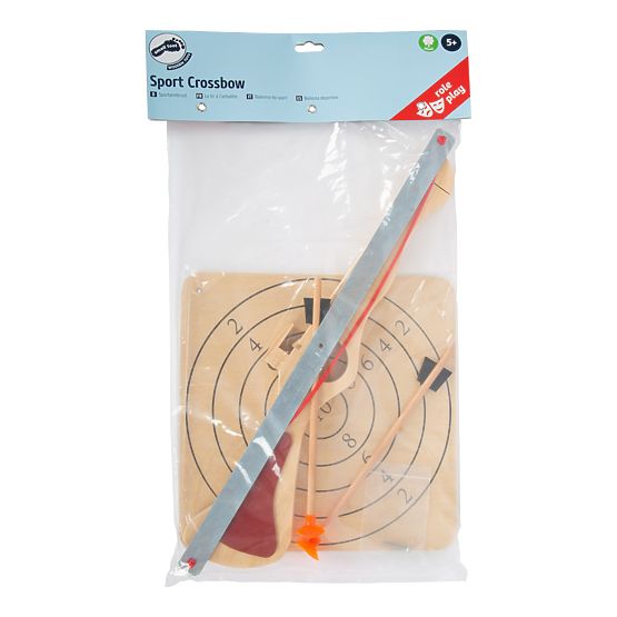 Small Foot Große Armbrust mit Pfeilen und Zielscheibe