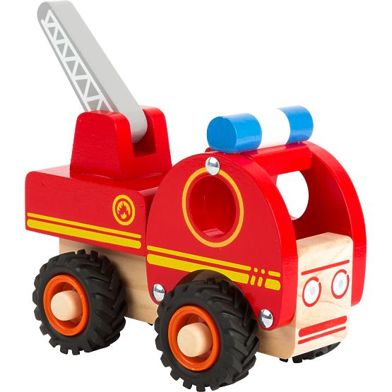 small foot Holz-Feuerwehrauto mit Leiter