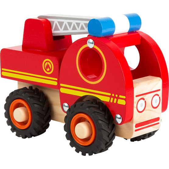 small foot Holz-Feuerwehrauto mit Leiter