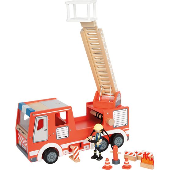 small foot Holz-Feuerwehrauto